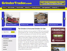 Tablet Screenshot of grindertrader.com